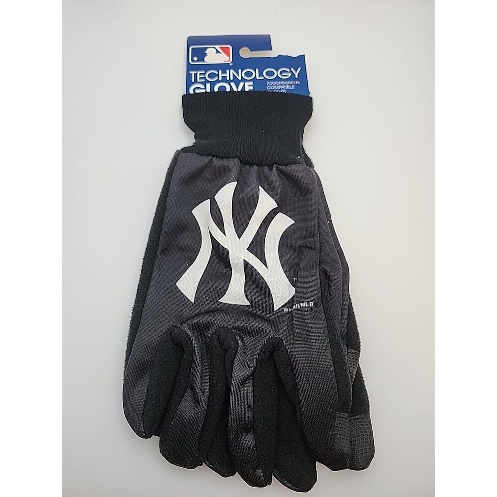 New York Yankees Adult Technology Gloves MLB Fleece Work Glove Wincraft New